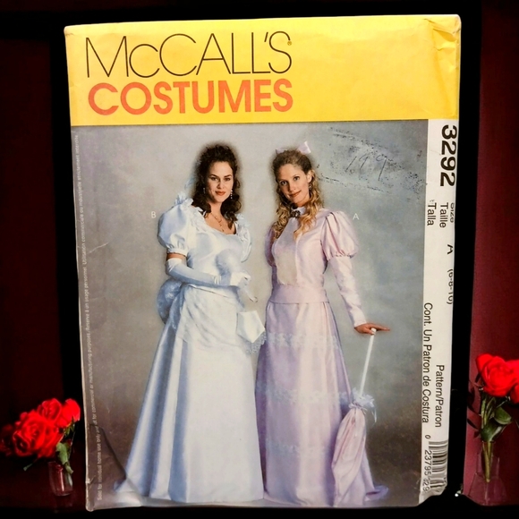 McCall's Costumes Pattern - ElegantNew Vintage McCall's Pattern 3292 Victorian - Picture 1 of 7